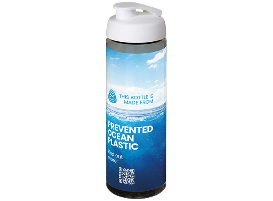 Borraccia sportiva da 850 ml con coperchio a scatto H2O Active® Eco Vibe