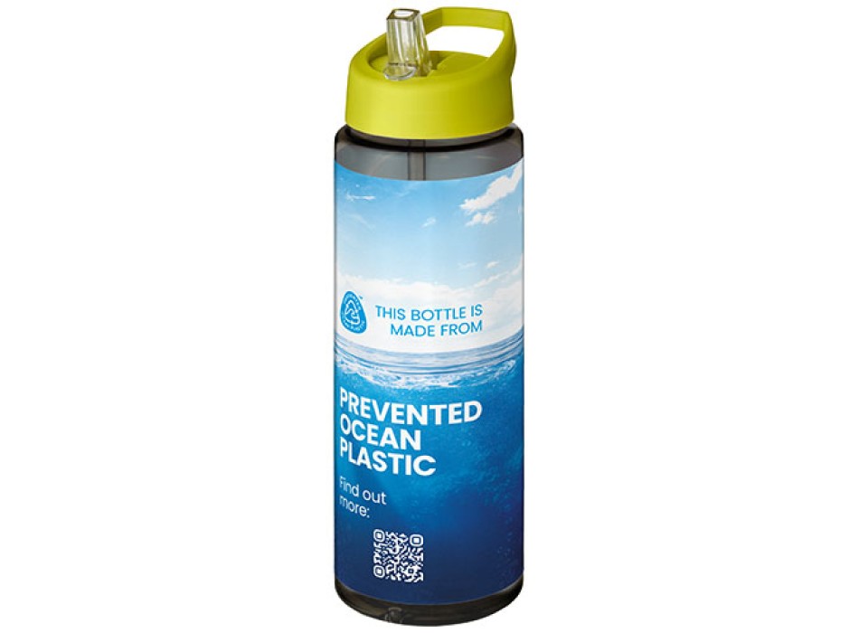 Borraccia sportiva da 850 ml con coperchio con beccuccio H2O Active® Eco Vibe 