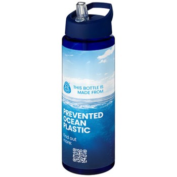 Borraccia sportiva da 850 ml con coperchio con beccuccio H2O Active® Eco Vibe 