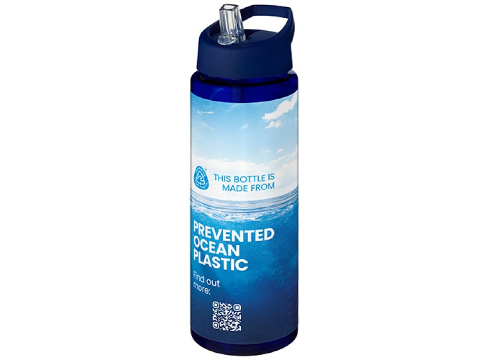 Borraccia sportiva da 850 ml con coperchio con beccuccio H2O Active® Eco Vibe 