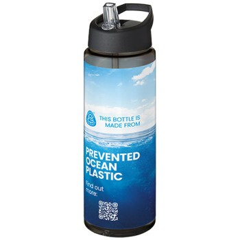 Borraccia sportiva da 850 ml con coperchio con beccuccio H2O Active® Eco Vibe 