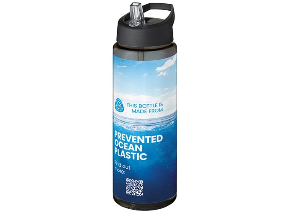 Borraccia sportiva da 850 ml con coperchio con beccuccio H2O Active® Eco Vibe 
