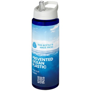 Borraccia sportiva da 850 ml con coperchio con beccuccio H2O Active® Eco Vibe 
