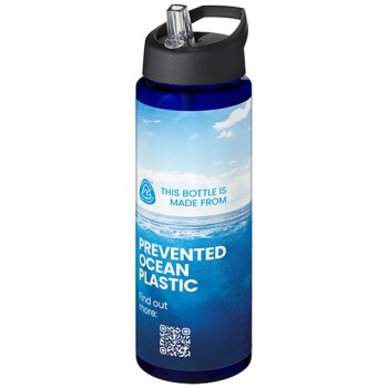 Borraccia sportiva da 850 ml con coperchio con beccuccio H2O Active® Eco Vibe 