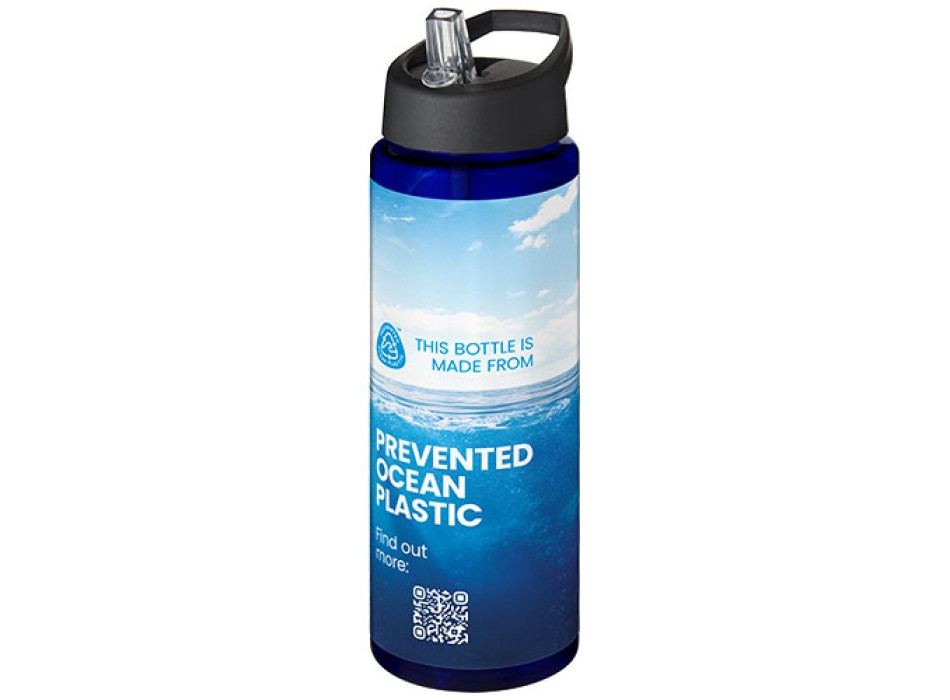 Borraccia sportiva da 850 ml con coperchio con beccuccio H2O Active® Eco Vibe 