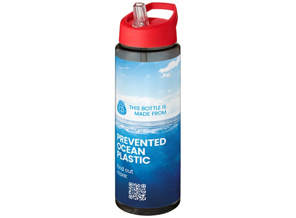 Borraccia sportiva da 850 ml con coperchio con beccuccio H2O Active® Eco Vibe 