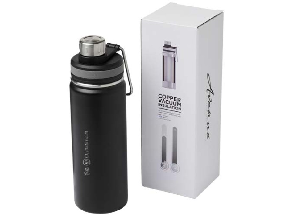 Borraccia sportiva Gessi con isolamento sottovuoto in rame da 590 ml 