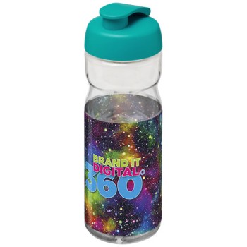 Borraccia sportiva H2O Active® Base da 650 ml con coperchio a scatto