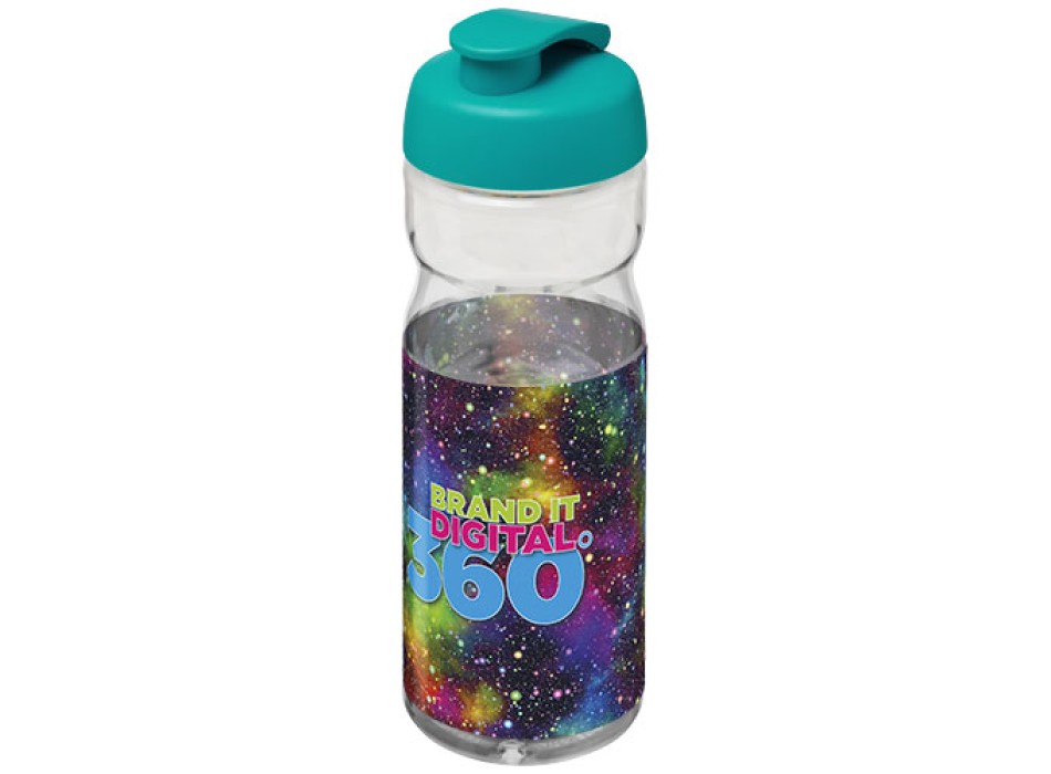 Borraccia sportiva H2O Active® Base da 650 ml con coperchio a scatto