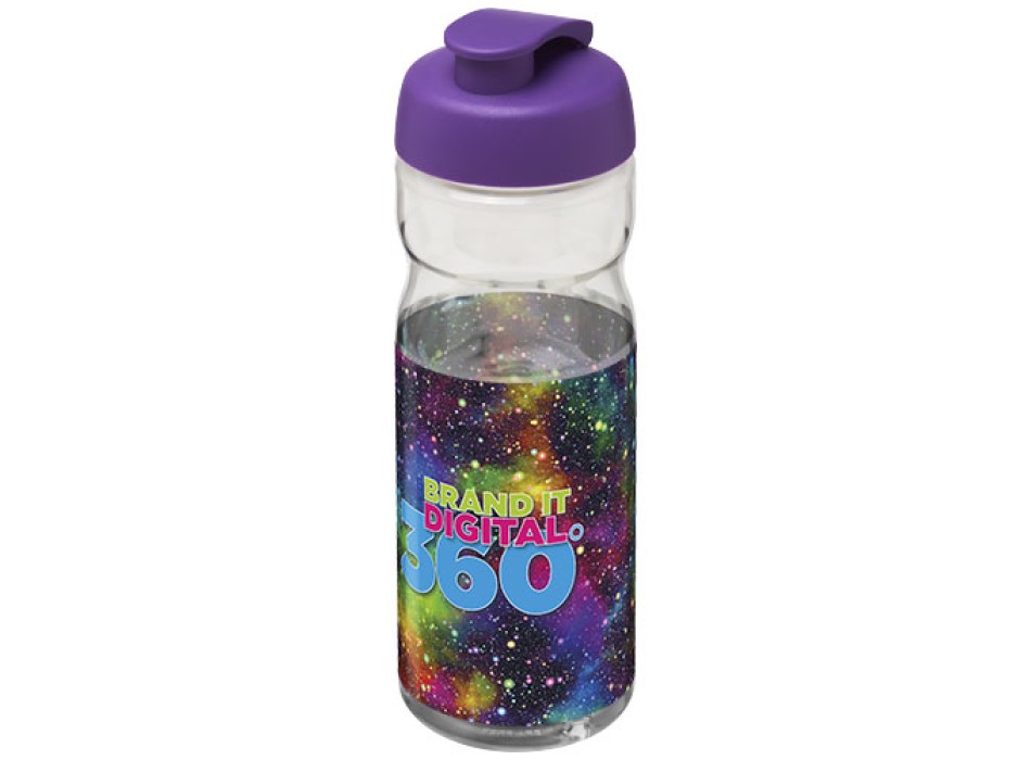 Borraccia sportiva H2O Active® Base da 650 ml con coperchio a scatto