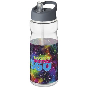 Borraccia sportiva H2O Active® Base da 650 ml con coperchio con beccuccio