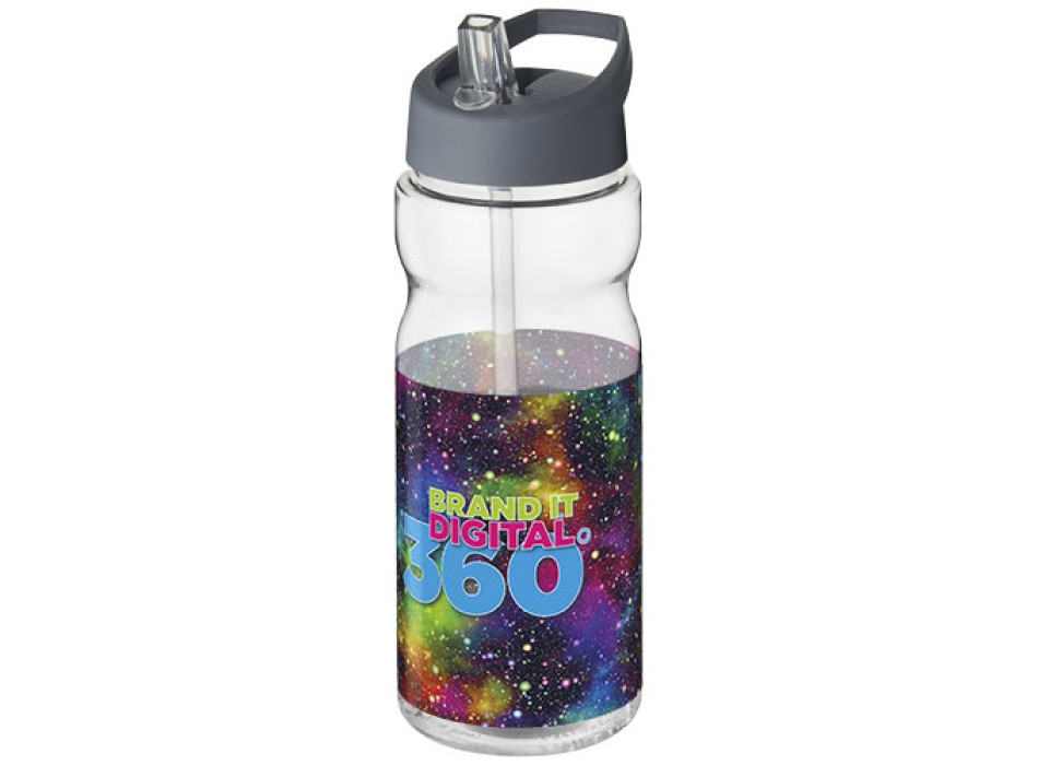 Borraccia sportiva H2O Active® Base da 650 ml con coperchio con beccuccio