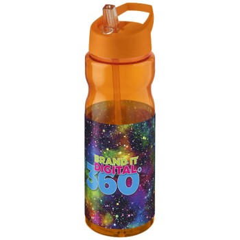 Borraccia sportiva H2O Active® Base da 650 ml con coperchio con beccuccio