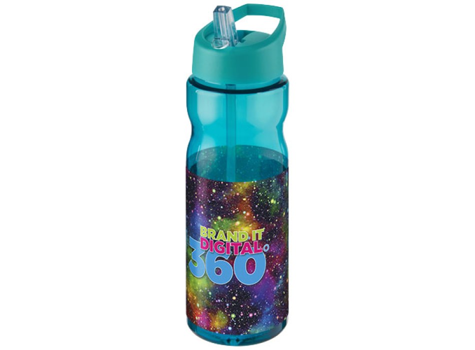 Borraccia sportiva H2O Active® Base da 650 ml con coperchio con beccuccio