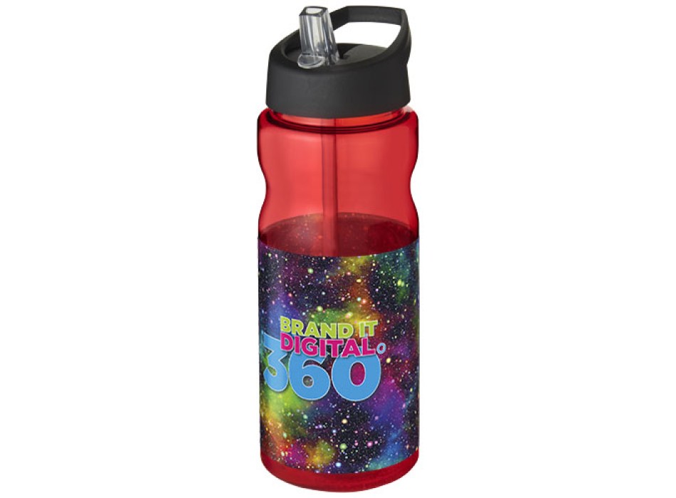 Borraccia sportiva H2O Active® Base da 650 ml con coperchio con beccuccio