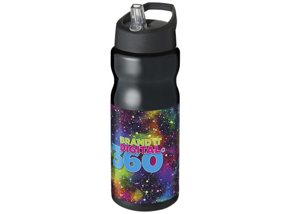Borraccia sportiva H2O Active® Base da 650 ml con coperchio con beccuccio