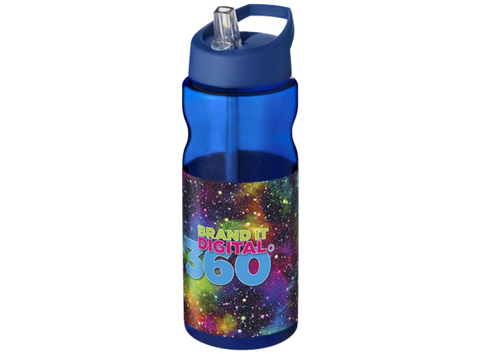 Borraccia sportiva H2O Active® Base da 650 ml con coperchio con beccuccio