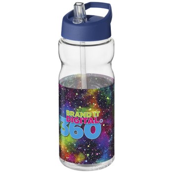 Borraccia sportiva H2O Active® Base da 650 ml con coperchio con beccuccio