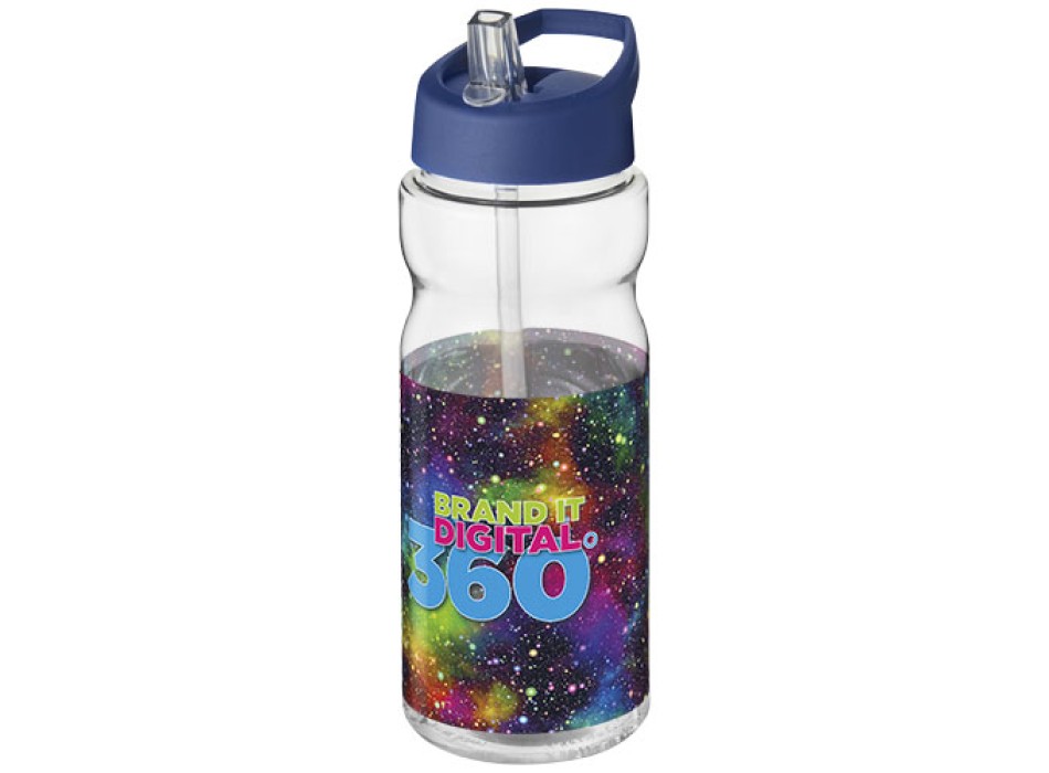 Borraccia sportiva H2O Active® Base da 650 ml con coperchio con beccuccio