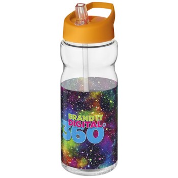 Borraccia sportiva H2O Active® Base da 650 ml con coperchio con beccuccio