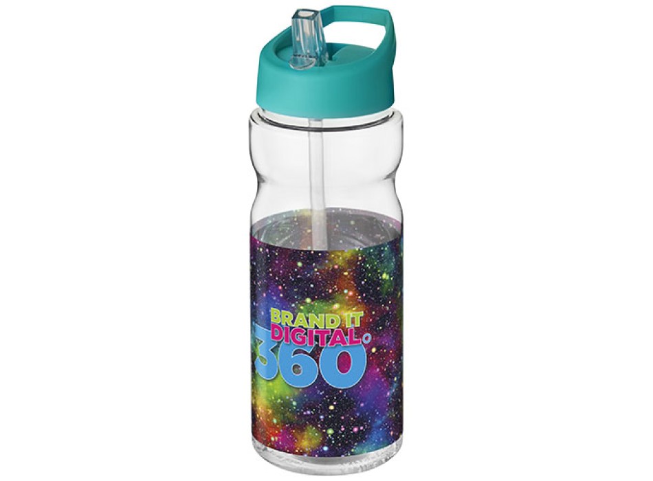 Borraccia sportiva  H2O Active® Base Tritan™ da 650 ml con coperchio con beccuccio