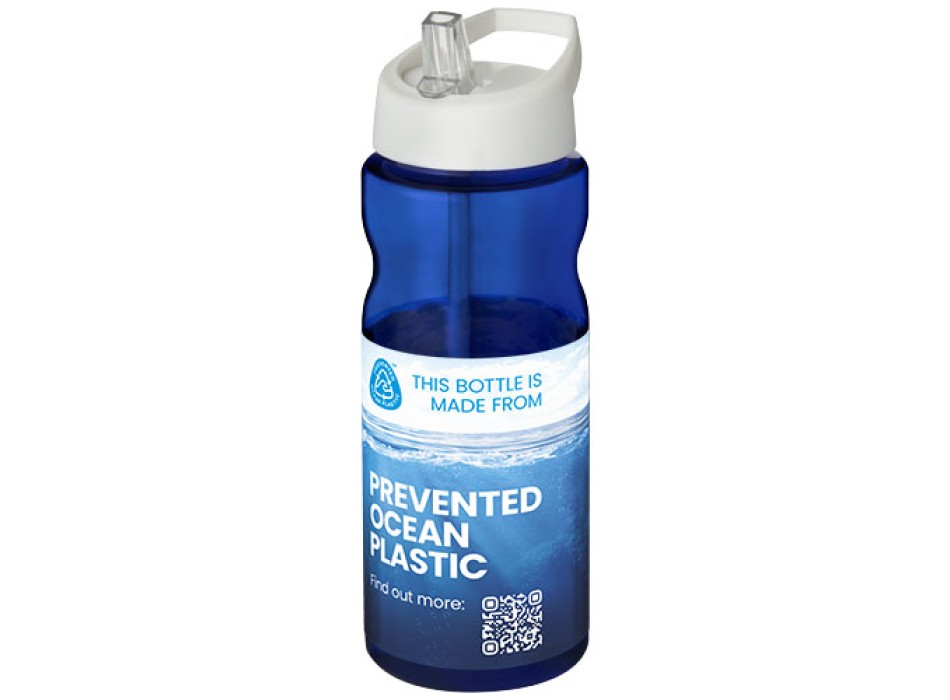 Borraccia sportiva H2O Active® Eco Base da 650 ml con coperchio con beccuccio
