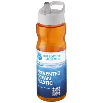 Borraccia sportiva H2O Active® Eco Base da 650 ml con coperchio con beccuccio
