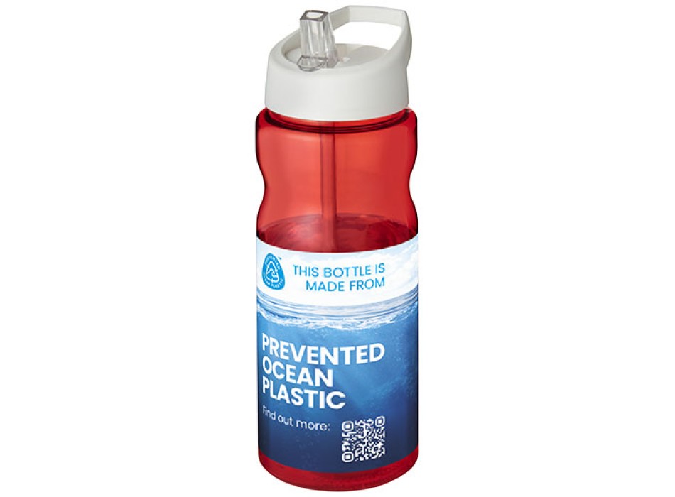 Borraccia sportiva H2O Active® Eco Base da 650 ml con coperchio con beccuccio