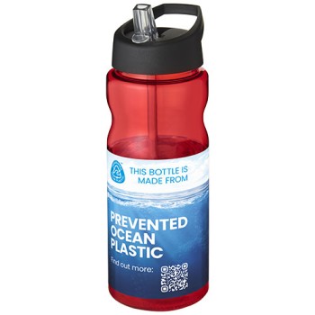 Borraccia sportiva H2O Active® Eco Base da 650 ml con coperchio con beccuccio