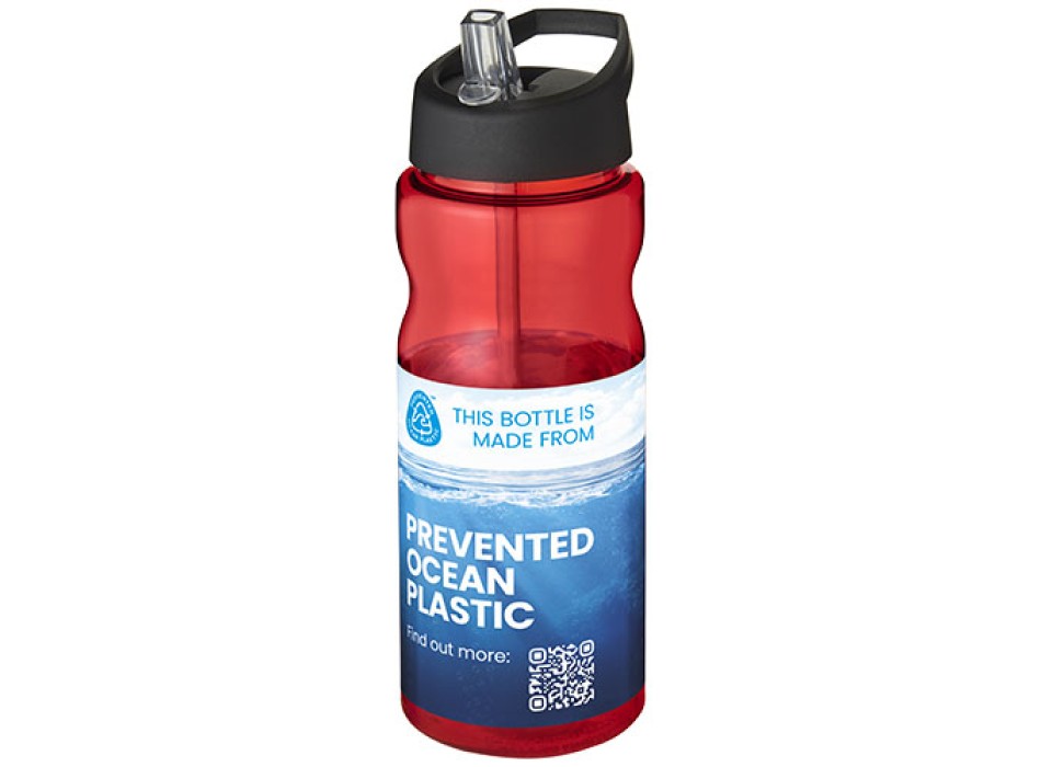 Borraccia sportiva H2O Active® Eco Base da 650 ml con coperchio con beccuccio