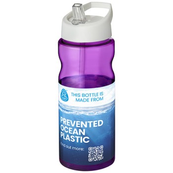 Borraccia sportiva H2O Active® Eco Base da 650 ml con coperchio con beccuccio