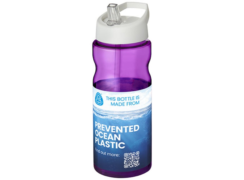 Borraccia sportiva H2O Active® Eco Base da 650 ml con coperchio con beccuccio