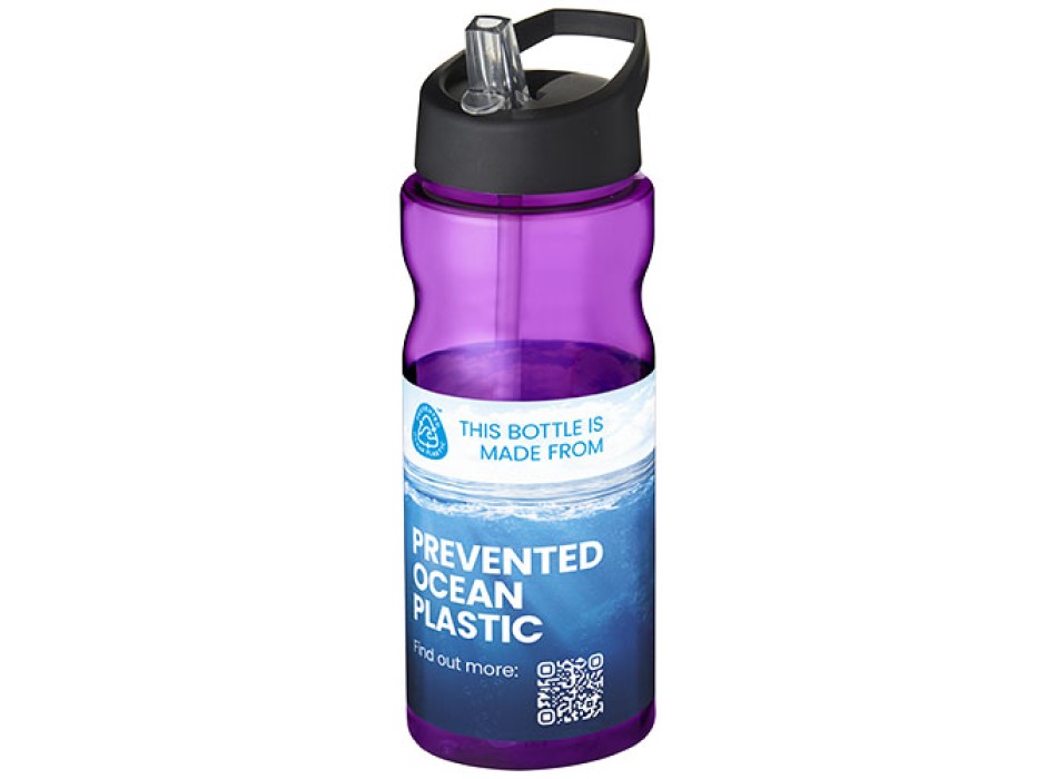 Borraccia sportiva H2O Active® Eco Base da 650 ml con coperchio con beccuccio