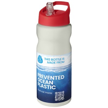 Borraccia sportiva H2O Active® Eco Base da 650 ml con coperchio con beccuccio
