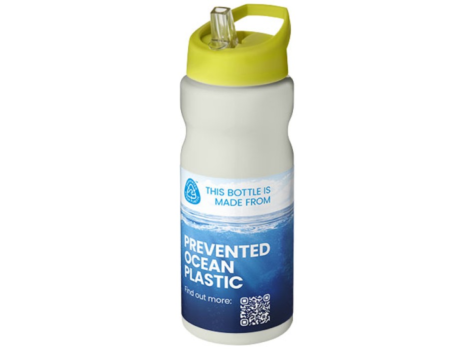 Borraccia sportiva H2O Active® Eco Base da 650 ml con coperchio con beccuccio