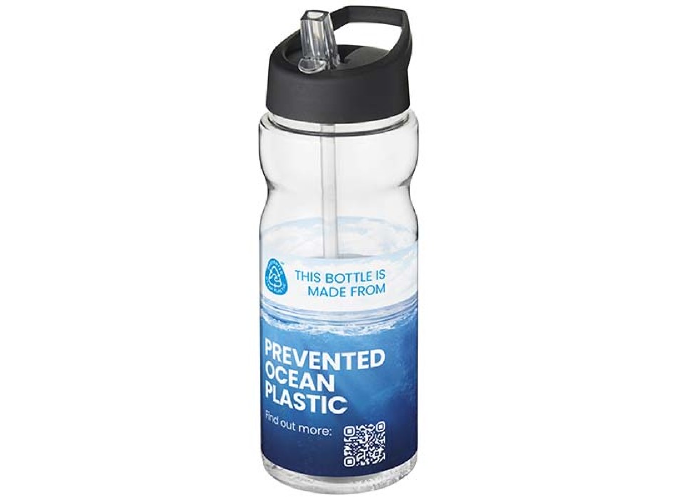 Borraccia sportiva H2O Active® Eco Base da 650 ml con coperchio con beccuccio
