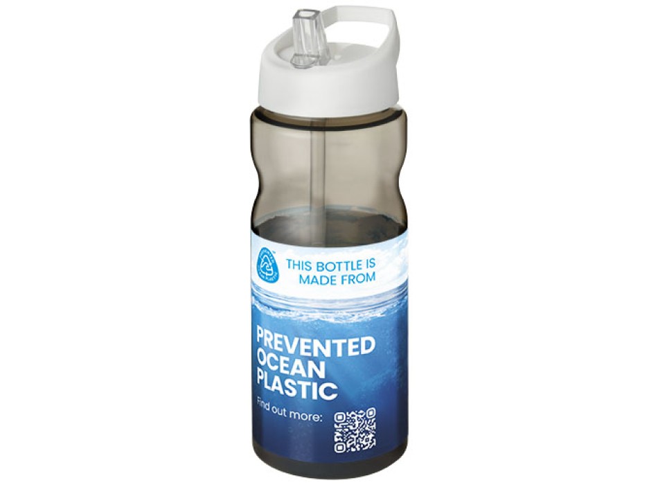 Borraccia sportiva H2O Active® Eco Base da 650 ml con coperchio con beccuccio