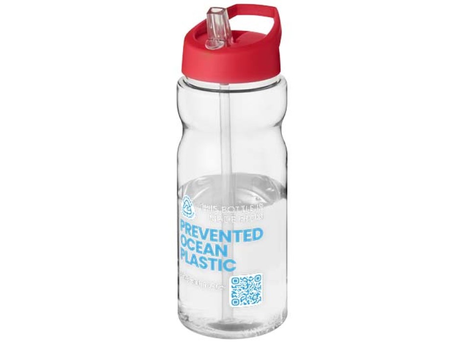 Borraccia sportiva H2O Active® Eco Base da 650 ml con coperchio con beccuccio