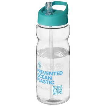 Borraccia sportiva H2O Active® Eco Base da 650 ml con coperchio con beccuccio