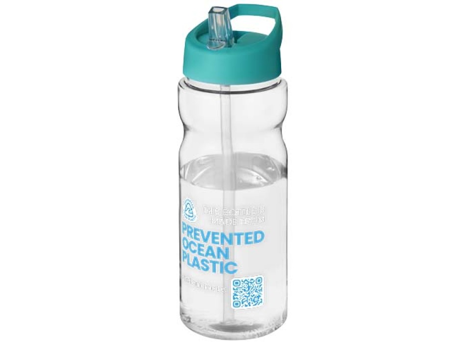 Borraccia sportiva H2O Active® Eco Base da 650 ml con coperchio con beccuccio