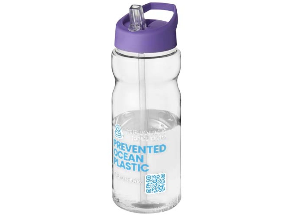 Borraccia sportiva H2O Active® Eco Base da 650 ml con coperchio con beccuccio