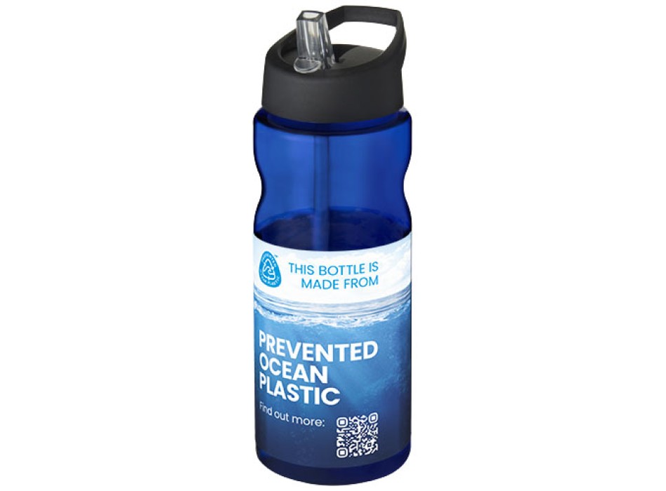 Borraccia sportiva H2O Active® Eco Base da 650 ml con coperchio con beccuccio