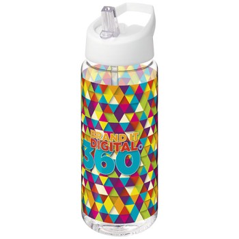 Borraccia sportiva  H2O Active® Octave Tritan™ da 600 ml con coperchio con beccuccio