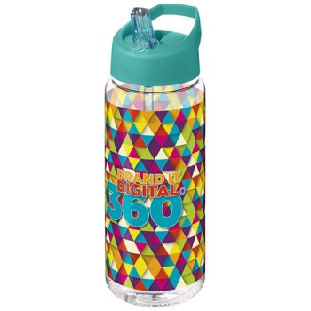 Borraccia sportiva  H2O Active® Octave Tritan™ da 600 ml con coperchio con beccuccio