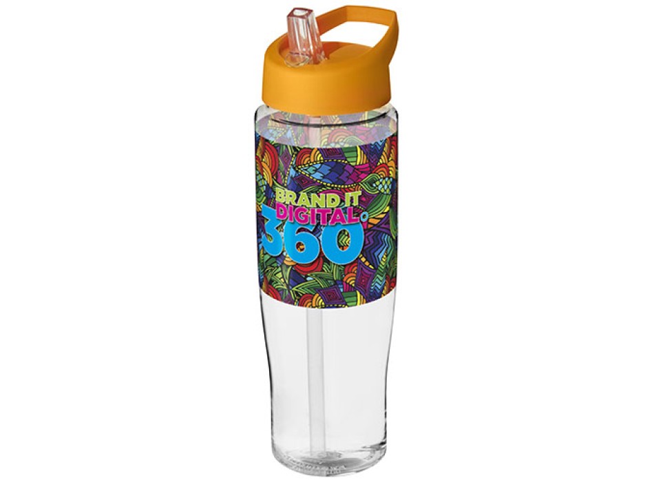 Borraccia sportiva H2O Active® Tempo da 700 ml con coperchio con beccuccio