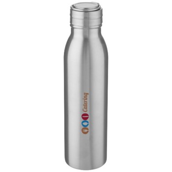 Borraccia sportiva Harper da 700 ml in acciaio inossidabile con anello in metallo