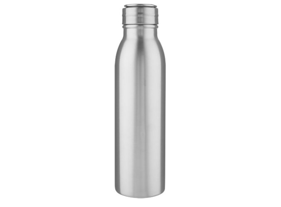 Borraccia sportiva Harper da 700 ml in acciaio inossidabile con anello in metallo