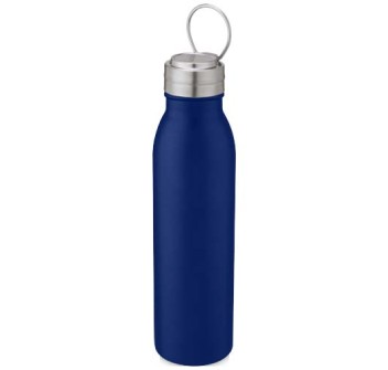 Borraccia sportiva Harper da 700 ml in acciaio inossidabile con anello in metallo