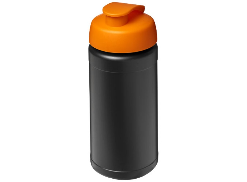 Borraccia sportiva in materiale riciclato con coperchio a scatto da 500 ml Baseline
