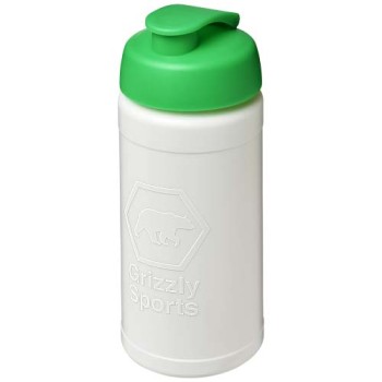 Borraccia sportiva in materiale riciclato con coperchio a scatto da 500 ml Baseline Rise